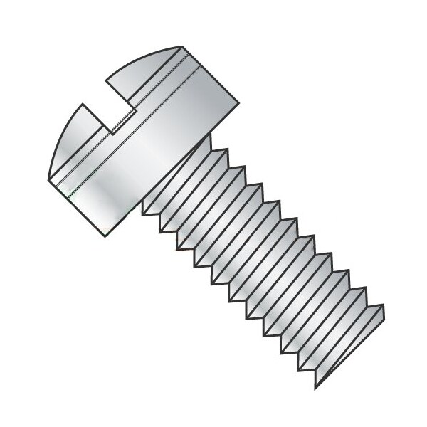 Newport Fasteners #10-32 x 3/4 in Slotted Fillister Machine Screw, Plain Steel, 500 PK 170295 - main